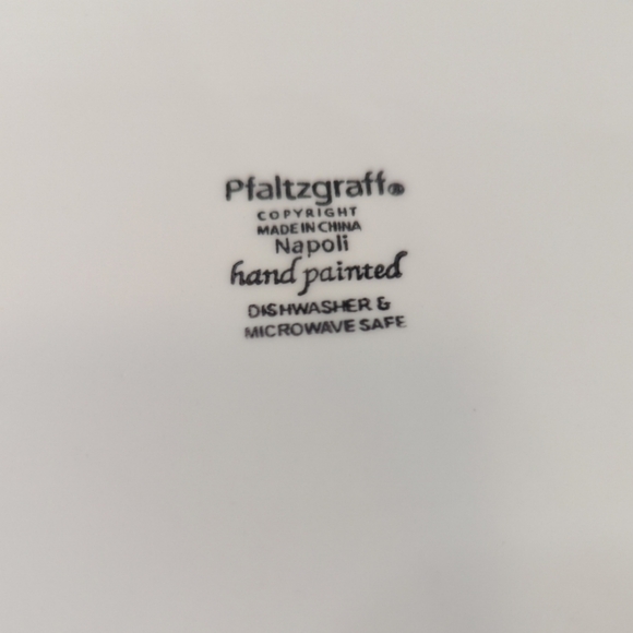 Pfaltzgraff "Napoli" Hand-Painted Set of 2 Round Dinner Plates Replacements - Picture 7 of 7